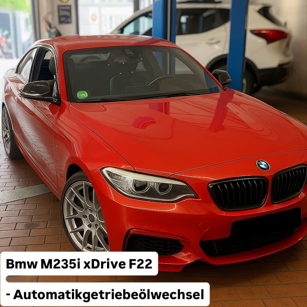 BMW M235i xDrive (F22) — Automatikgetriebeölwechsel
