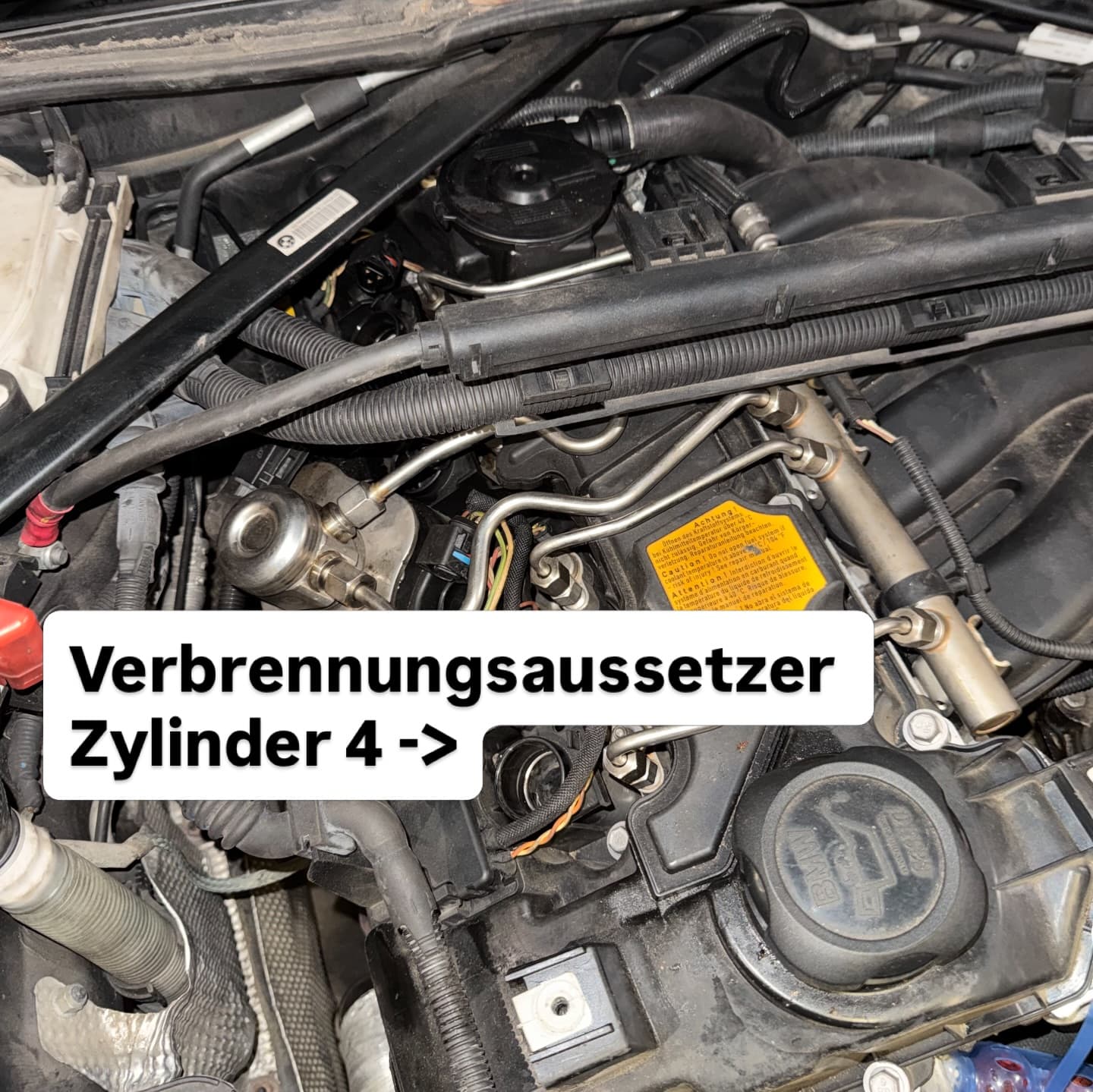 BMW (Motorraum-Detail)